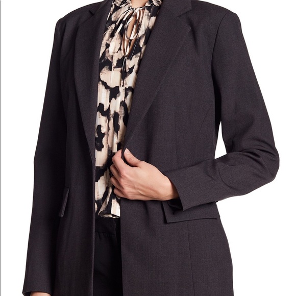 **ELLEN TRACY* Plus Charcoal Blazer Suit Jacket NWT Size 14 - Picture 1 of 7